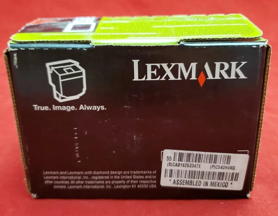 C540H4KG LEXMARK Genuine Toner Cartridge C540 C543 C544 C546 X543 X544 X546 X548 - Image 3 of 3