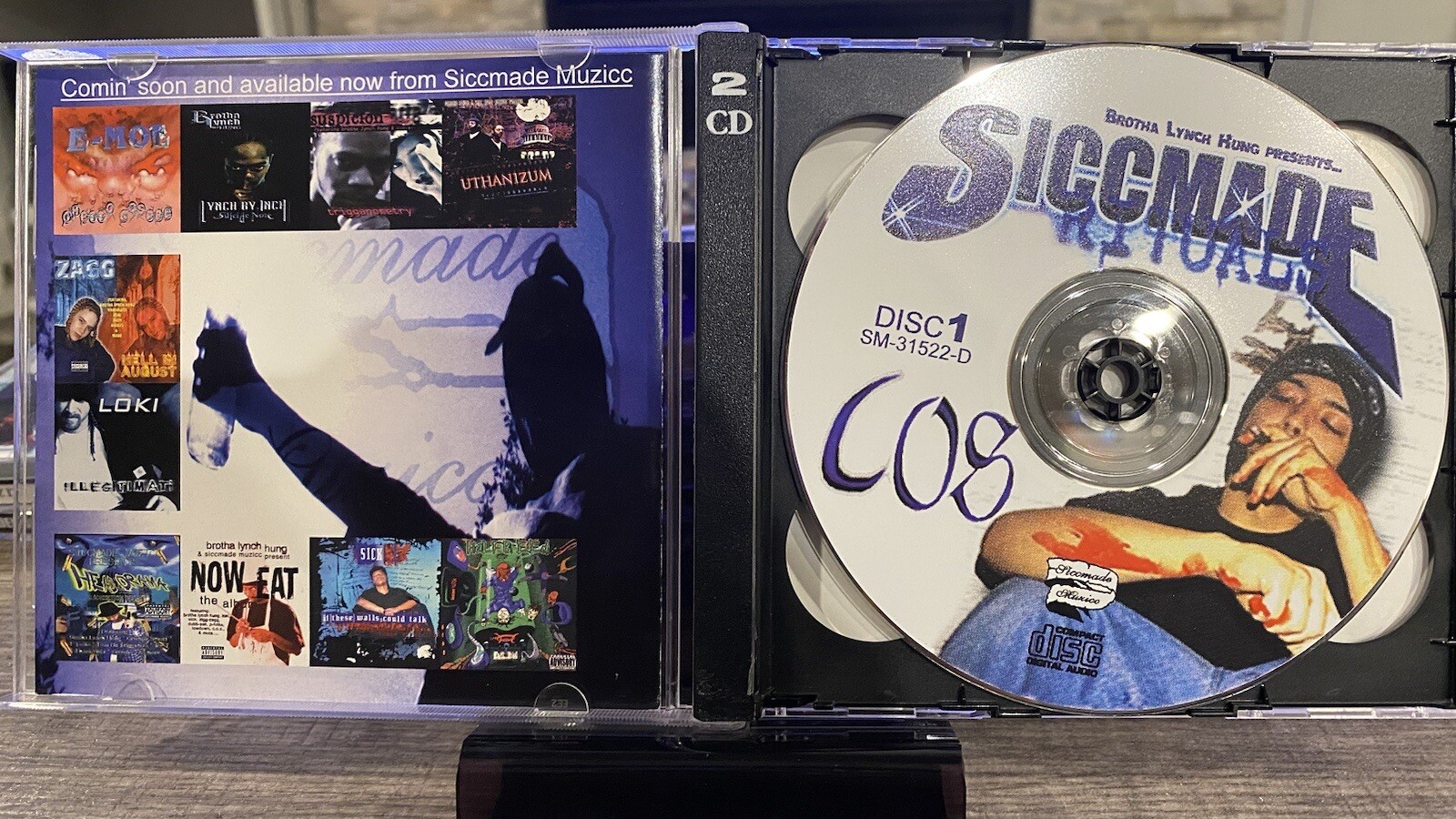 COS Siccmade Rituals CD (featuring Brotha Lynch Hung) Siccmade