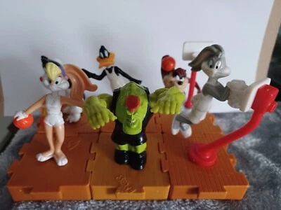 Lot 6 figurines SPACE JAM vintage McDonald's WARNER BROS 1996 - Photo 1/4