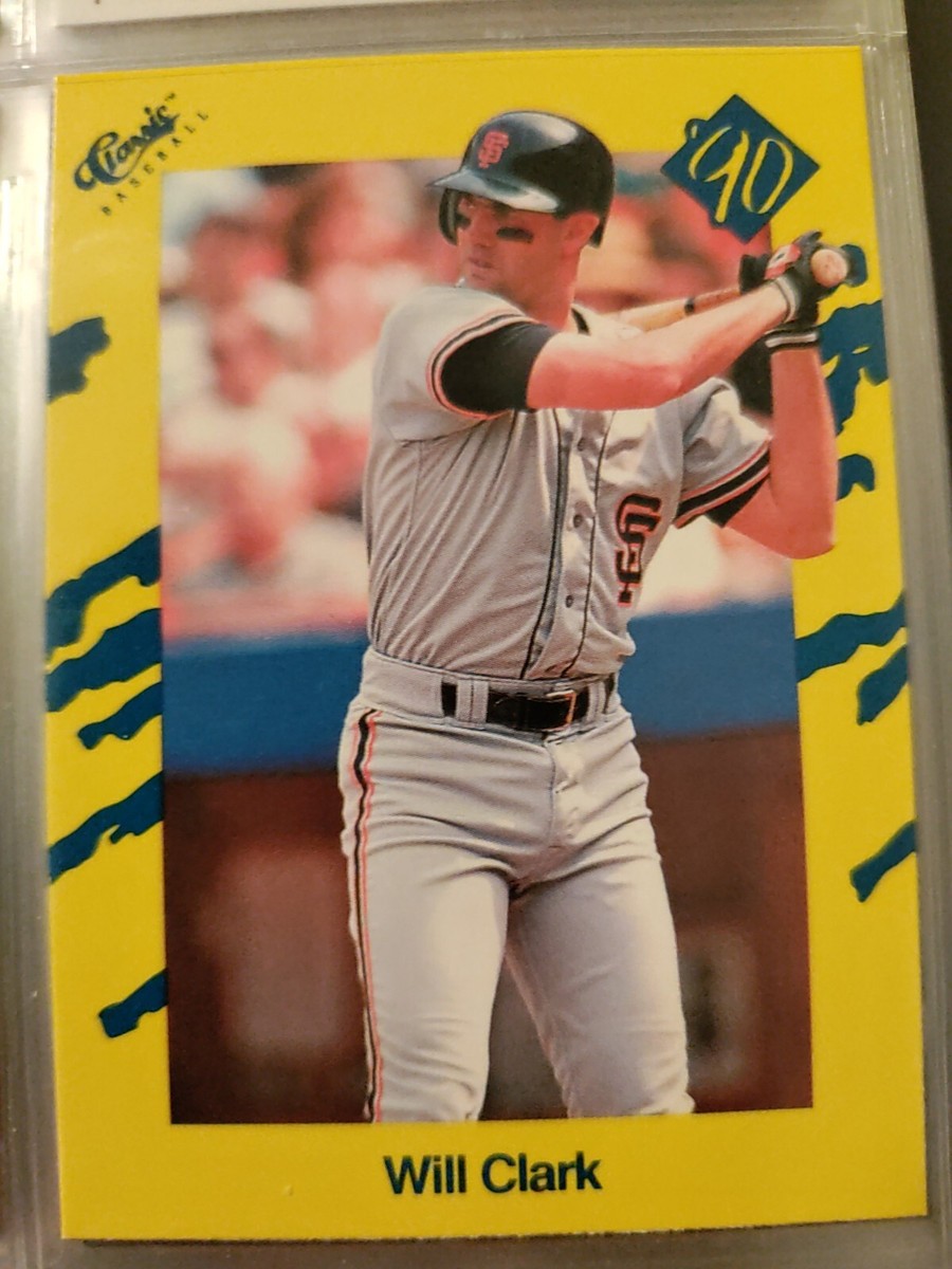 1990 Classic Yellow Will Clark Giants #T7 Baseball Card | eBay