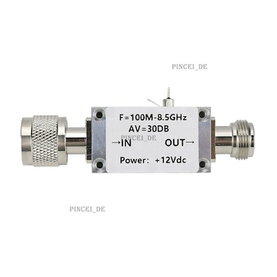 LNA 100MHz-8.5GHz Low-noise Amplifier RF Amplifier High Linearity with CNC Shell