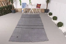 Boho Rugs, Vintage Rugs, Flatweave Rug, 4.5x9.8 ft Large Rugs, Turkish Rugs