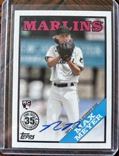 2023 Topps Series 2 Max Meyer Rookie On Card Auto Marlins 1988 Clean ??. rookie card picture
