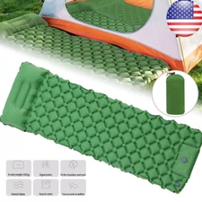 Camping Sleeping Pad, Ultralight Camping Mat with Pillow Built-in Foot Mattress 