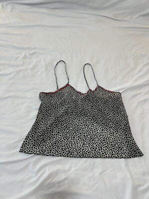 Vintage Y2K Women s Private Property Top Size Large Animal Print 114