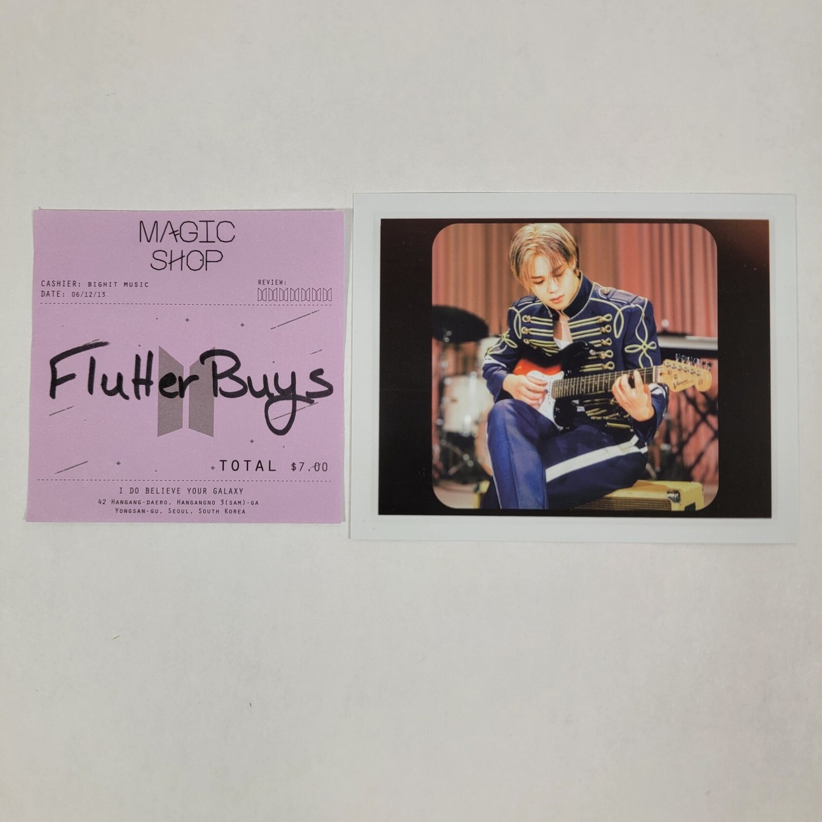 BTS Jimin MUSE Random Instant Photo Serenade Version 1 Polaroid A