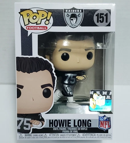 HOWIE LONG - Los Angeles Raiders - Funko Pop! NFL #151 Collectible Vinyl Figure