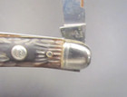 Vintage Imperial 2 Blade Pen Knife Brown Plastic Handle Stainless USA — photo 3