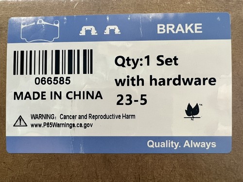 33 7101 ff , 066585 , 0508 , n23 Brake Pads - Picture 5 of 5