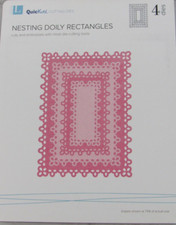 QuicKutz/Lifestyle Crafts Nesting Doily Rectangles 4 cutting dies DC0255
