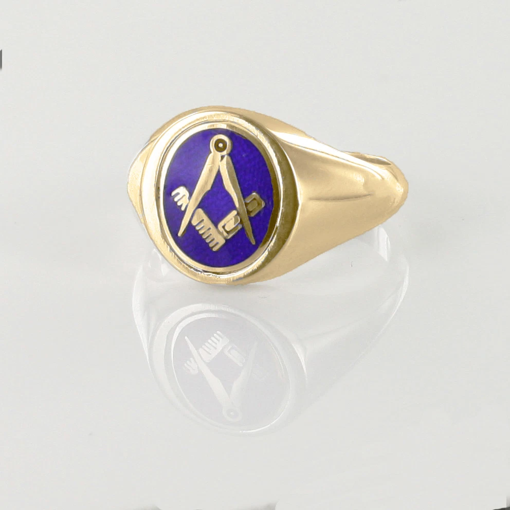 Masonic swivel sale ring