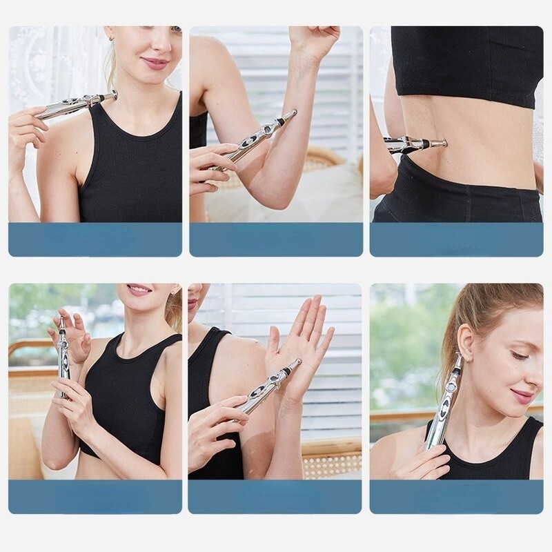 Masajeador de acupuntura electrico Lapiz terapia magnetica de