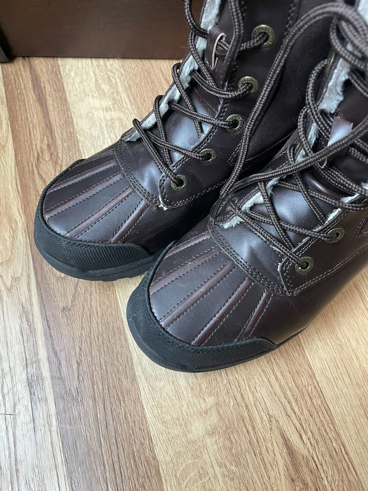 Lugz Mujer Talla 8 Marrón Botas de Nieve! ¡Forrado de piel sintética! Foto 2 de 4