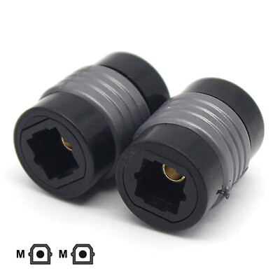 (10-pack) TosLink Optical Coupler Digital Audio Fiber Optic Female Extension 10X