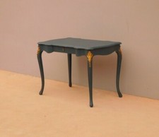 Scrittoio scrivania laccato Shabby Chic st.Luigi XV, cassetto frontale, '900!