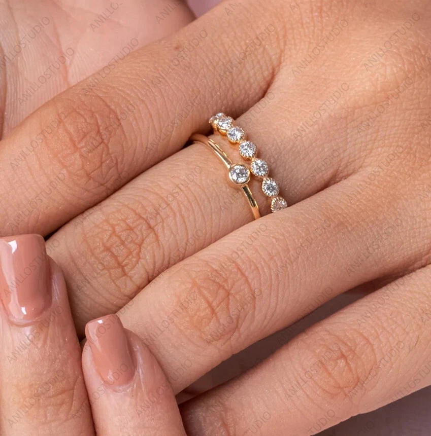 Yellow gold promise rings deals