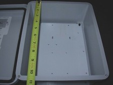 1 x NEMA 4 Enclosure Sturdy Non-Metal Fiberglass Non-Metallic Enclosure,