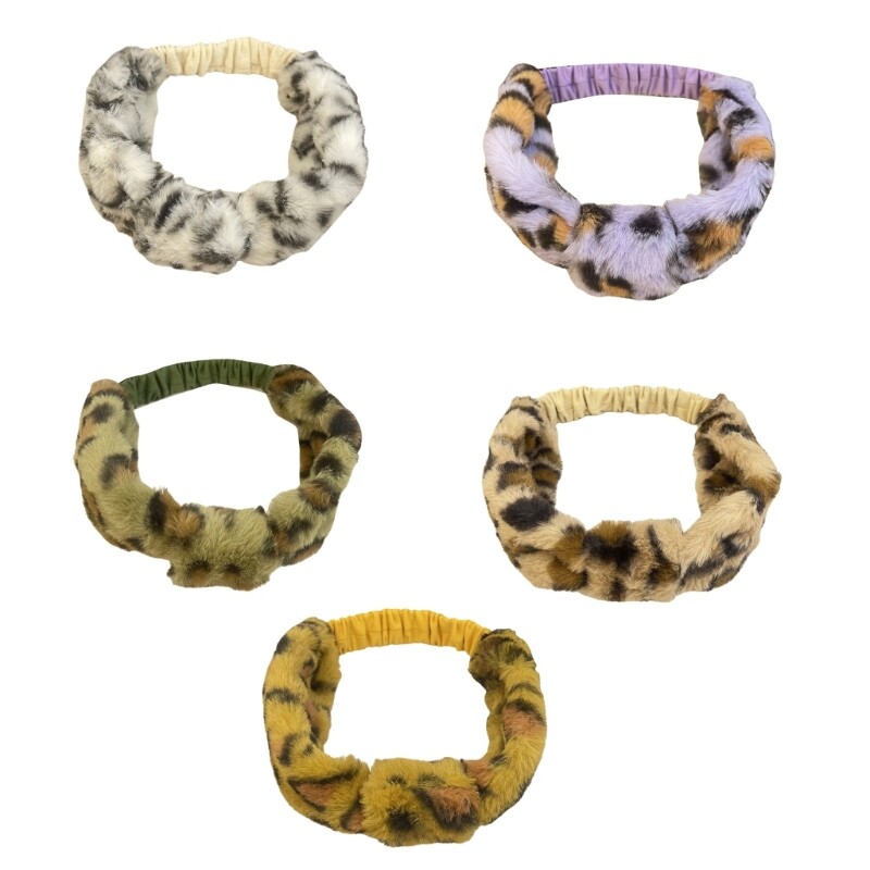 Soft Plush Workout Headband for Women – Elastic Fitness Sport Hairwrap