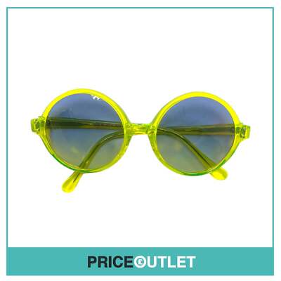 Sonnenbrille fluoreszierend grünes Gestell UVP 325 £