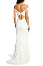 NEW NOEL AND JEAN by KATIE MAY Alpha Off the Shoulder Trumpet GOWN Sz 0 895