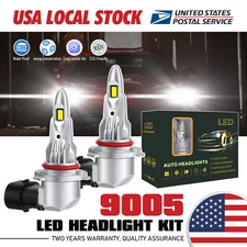 for Honda Accord CANBUS 9005 LED Headlight Super Bright Bulbs Kit White 30000LM