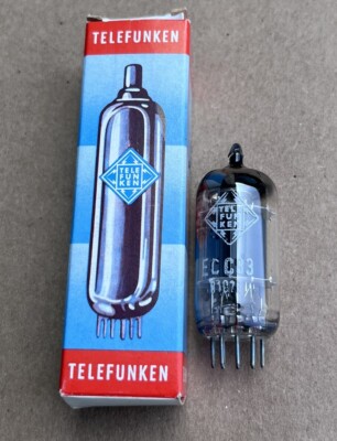Vintage Telefunken ECC83 Vacuum Tube w/ Box Germany EC 83 Single
