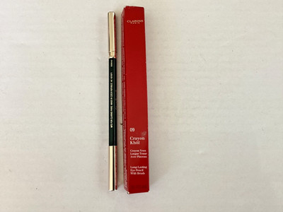 NEU UND VERPACKT Clarins 09 INTENSE GREEN CRAYON KHOL LANGANHALTENDER AUGENSTIFT + PINSEL 1,05 g