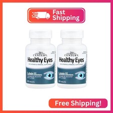 21st Century Healthy Eyes with Lutein Tablets White 27452 60 Count Pack of 2 