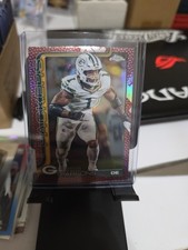 2025 Topps Chrome Football Micah Parsons #77 Leather Refractor Green Bay Packers