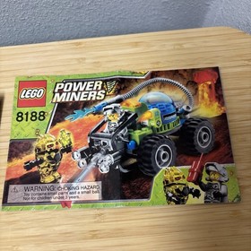 Lot Of Lego Power Miners Manuals 8958, 8188 and 8962