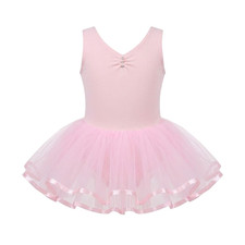 Girls Pink Ballet Tutu Dress 2-3T 110cm Toddler Dance Leotard Skirt Costume