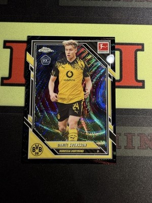 2025-26 Topps Chrome Bundesliga Daniel Svensson Black /10 RC
