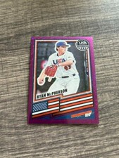 2026 Panini Prizm USA Stars & Stripes Ryan McPherson Purple Disco Prizm #/99
