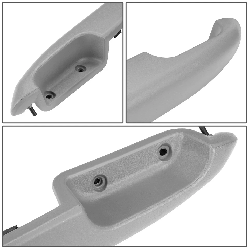FOR 95-02 CHEVY GMC C/K PICKUP SILVERADO SUBURBAN PADDED FRONT DOOR ARMREST GRAY - Image 2 of 4