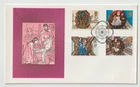 27/11/1974 UK GB FDC - Christmas 1974 - In a Manger  Bethlehem Special Postmark