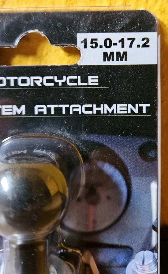 Ultimate Addons Motorrad Lenker RAM MOUNT 15,0-17,2mm Lenkerstange Kugelkopf - Bild 2 von 3