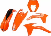 Kunststoff Verkleidung Kit Komplett Ersatz Orange UFO Ktm Exc 125-200-250-300-