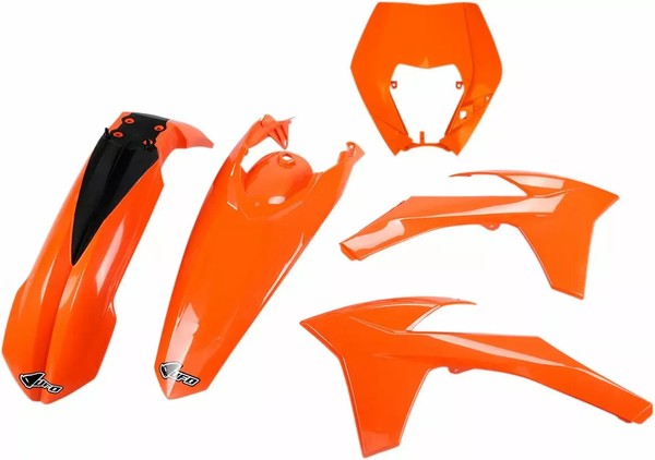 Kunststoff Verkleidung Kit Komplett Ersatz Orange UFO Ktm Exc 125-200-250-300--image