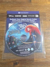 Brave (Dvd, 2012) With Digital (Disc Only & Digital) Disney 