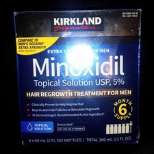 HALF PRICED KIRKLAND MINOXIDIL EXTRA STRENGTH HAIR REGROWTH 6 MONTHS SUPPLY 5 