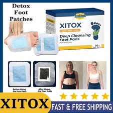 Xitox Foot Detox Patches Pads Toxins Deep Cleansing Herbal Organic Pad Hot