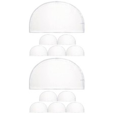 2 Pack Multi-use Garment Cover Shoulder Clothes Protectors Clear Covers