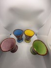 Set Of 4 Hallmark ceramic waffle cone sundae bowls — photo 2