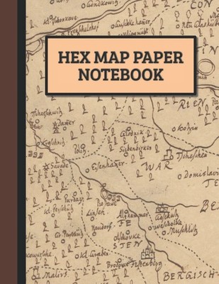 Hex Map Paper Notebook: Graph Pad