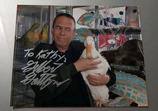 Gilbert Gottfried + Duck Signed Inscribed Autographed 8x10 Color Photograph Gilbert Gottfried + Duck Signed Inscribed Autographed 8x10 Color Photograph