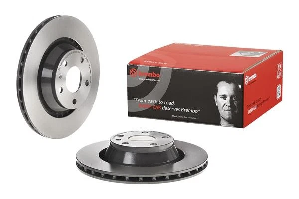 2x Brake Discs Pair Vented fits AUDI TT 8J3, 8J9 3.2 Rear 06 to 10 310mm Set New - Image 2 of 4
