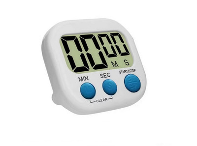 Digitaler Küchentimer mit Magnet LCD Display Countdown Stoppuhr Standfuß Timer