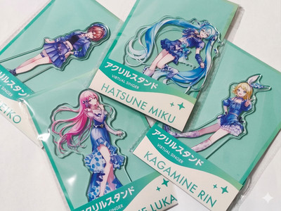 Project Sekai Hatsune Miku Luka Rin MEIKO Acrylic Stand Set Lawson Limited Japan