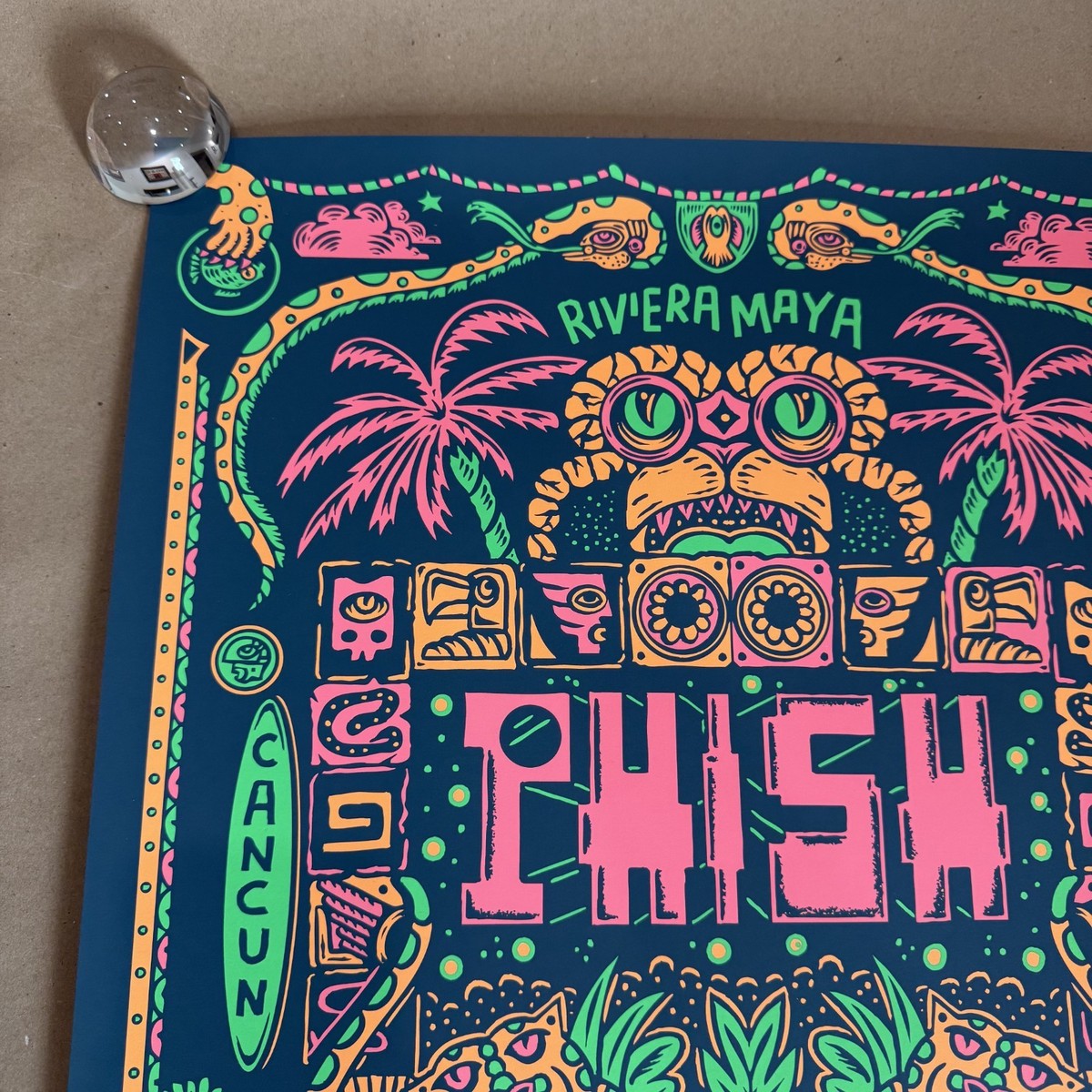 Phish Mexico 2026 Poster Riviera Maya Cancun Nicolas Crespo AP #49