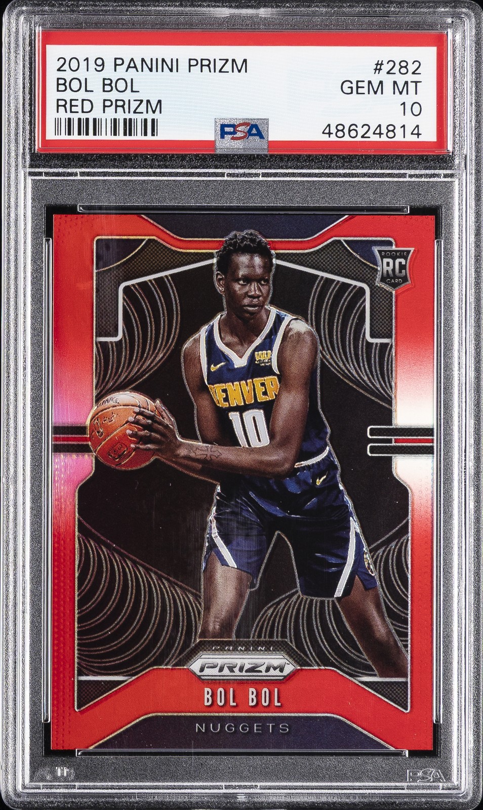 2019 PANINI PRIZM RED PRIZM #282 BOL BOL 200/299 PSA 10